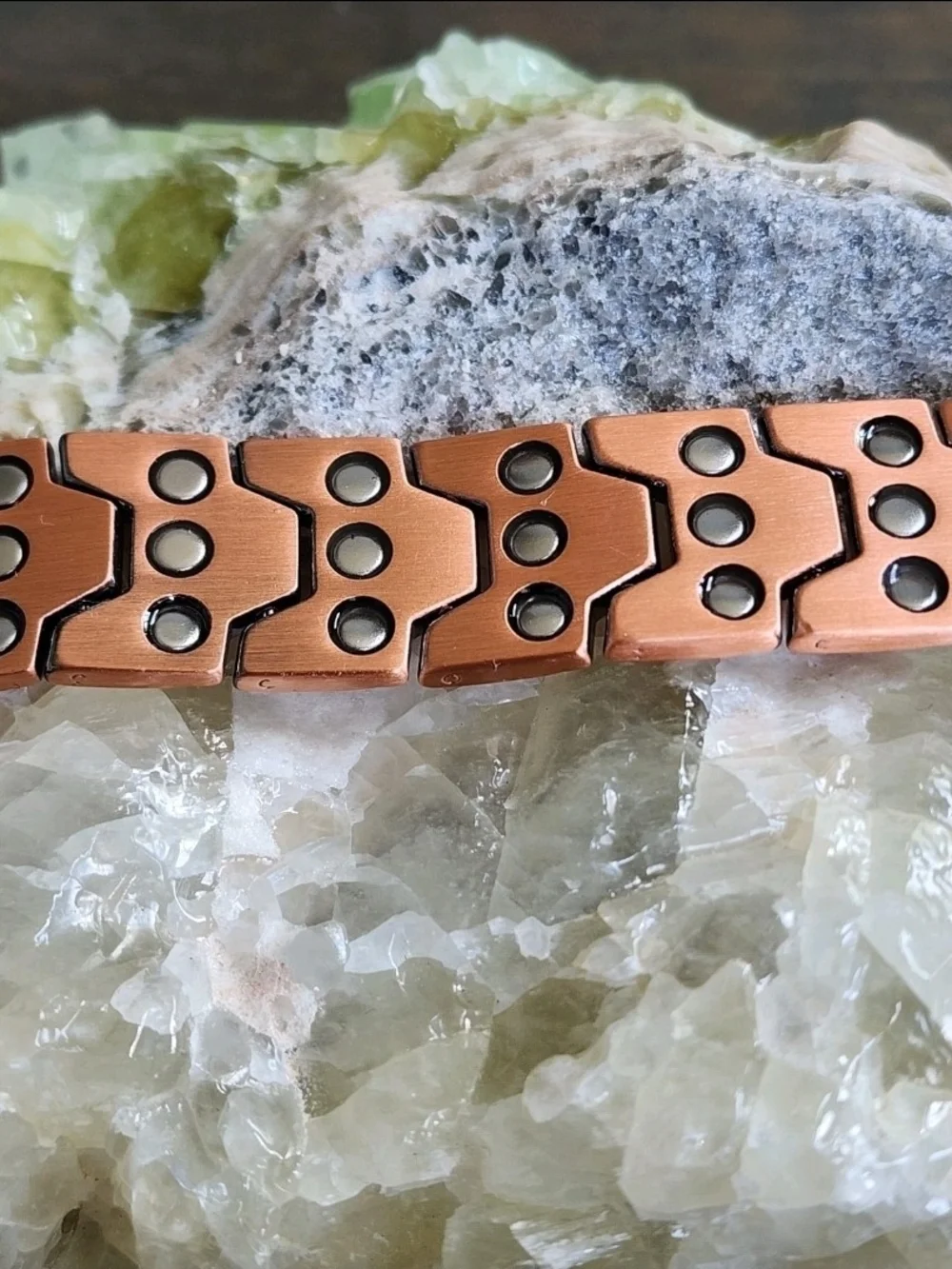 Genuine JalaStudios Pure Copper Magnetic Bracelet 51 Magnets Heavyweight 18mm